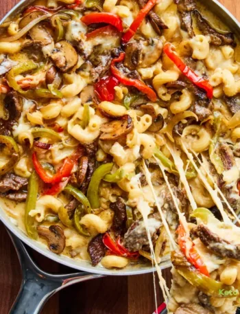 Philly Cheesesteak Pasta