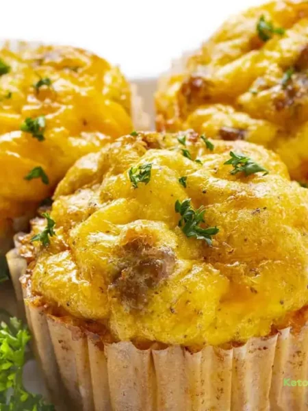 Cheesy Sausage Breakfast Muffins