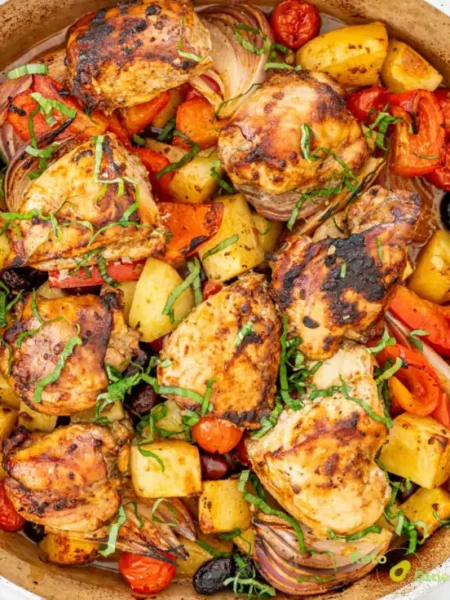Healthy Roasted Chicken and Veggies