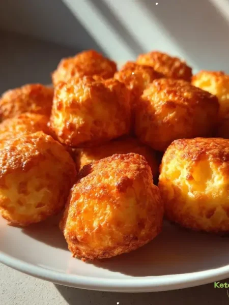 Cheesy Garlic Protein Bites