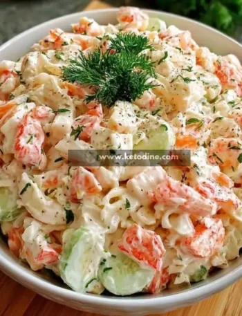 Creamy Keto Shrimp and Cucumber Salad