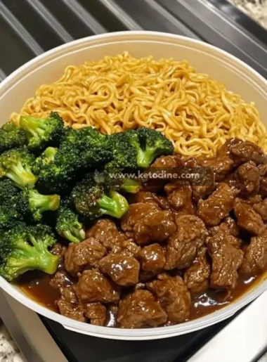 Beef and Broccoli Lo Mein