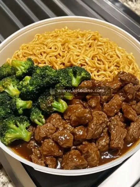 Beef and Broccoli Lo Mein