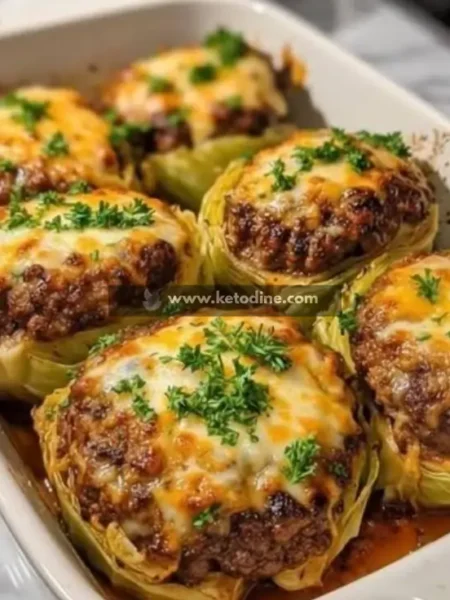 Oven-Baked Cabbage Burgers