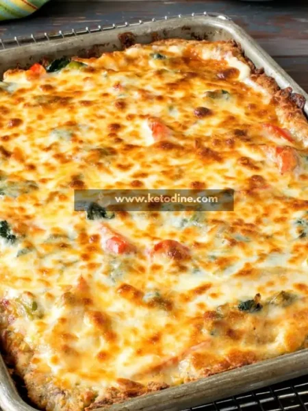 Keto Sheet Pan Pizza