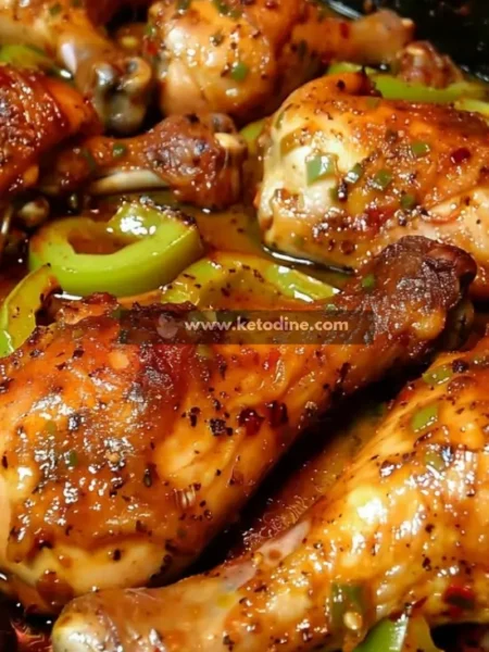 Crispy Low-Carb Baked Chicken Drumsticks
