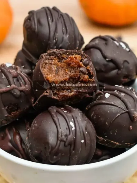 keto chocolate pumpkin truffles