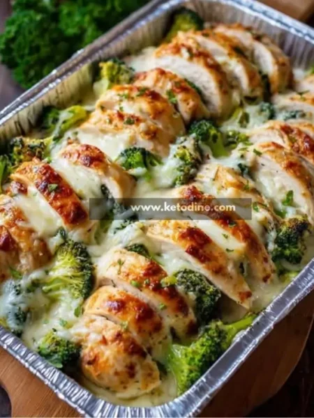 Cheesy Broccoli and Chicken Bake
