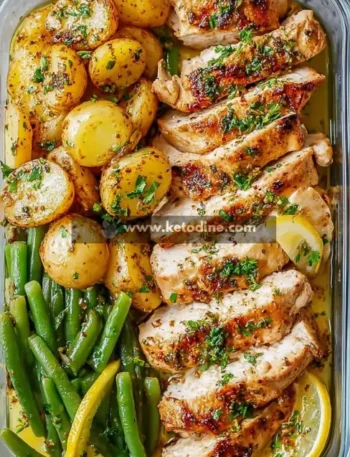 Healthy Lemon Garlic Chicken Meal Prep Bowls