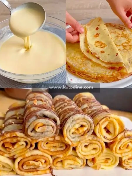Keto Crepe Rolls