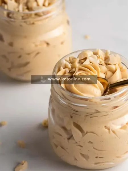 Easy 4-Ingredient Keto Peanut Butter Mousse