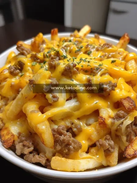 Cheeseburger French Fry Casserole