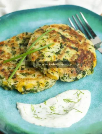 Cheesy Potato & Spinach Patties