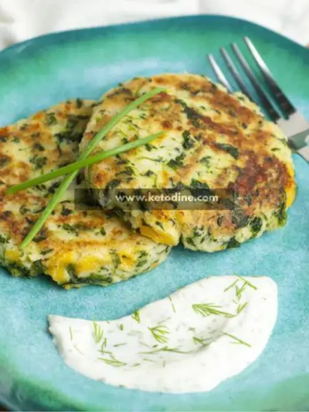 Cheesy Potato & Spinach Patties