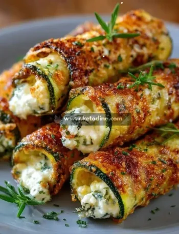 Crispy Zucchini Cheese Rolls