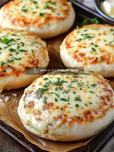 Garlic Cheese Bombs