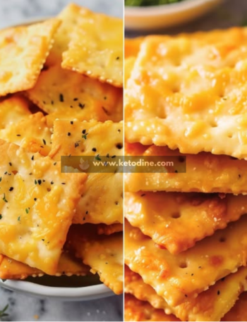 Keto Low-carb Cheese Crackers