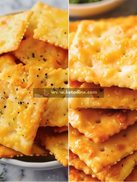 Keto Low-carb Cheese Crackers