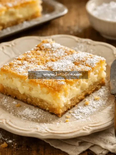 Low-Carb St. Louis Style Gooey Butter Cake