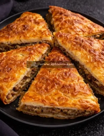 Low Carb Meat Pie (Burek Style)