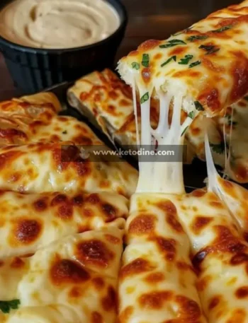 Low-Carb Cheesy Garlic Breadsticks