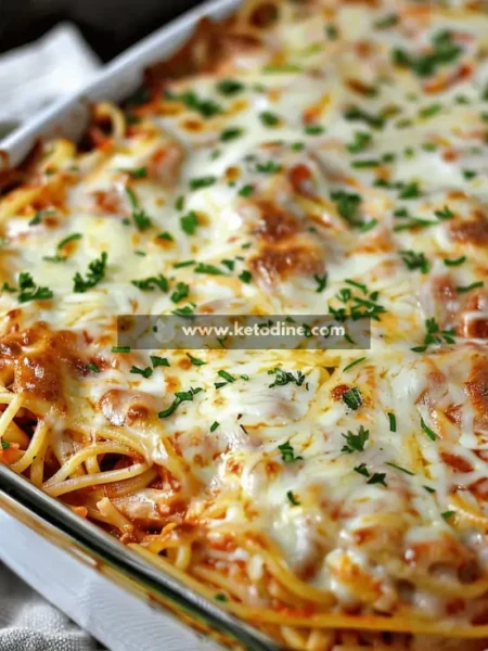 Baked Cream Cheese Spaghetti