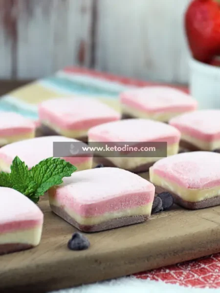 Keto Neapolitan Fat Bombs