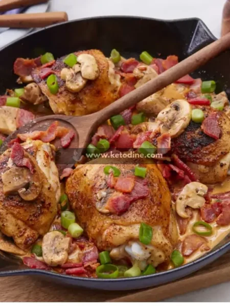 Keto Low Carb Smothered Chicken