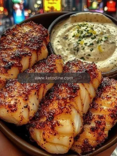 High-Protein Spicy Charred Scallops
