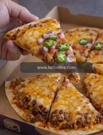 Homemade Taco Bell’s Mexican Pizza