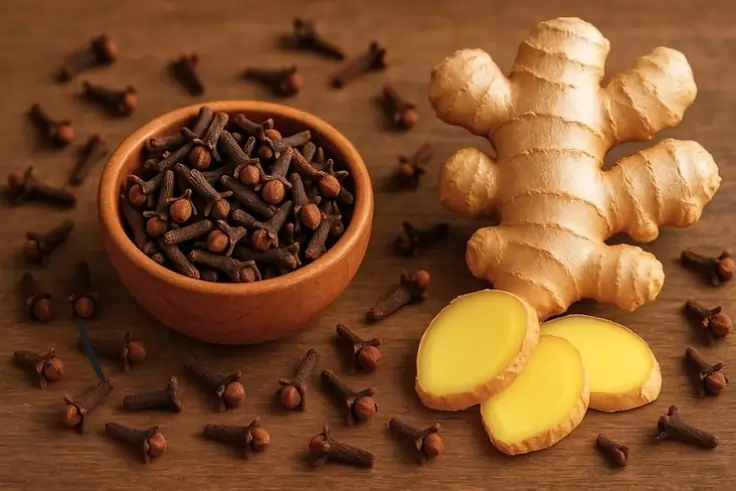 ginger with cloves