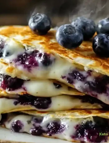 Blueberry Breakfast Quesadillas