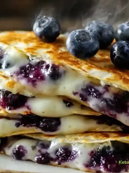 Blueberry Breakfast Quesadillas