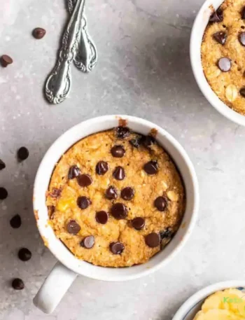 Banana Oat Mug Cake (no eggs)