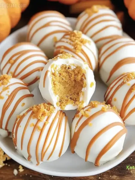 No-Bake Pumpkin Protein Cheesecake Balls