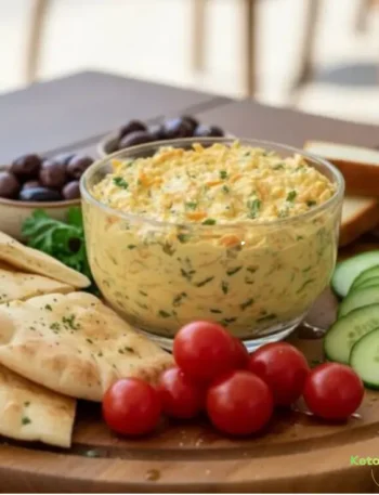 Creamy Carrot and Garlic Cheese Spread