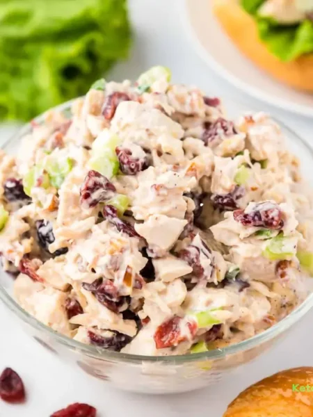 Cranberry pecan chicken salad