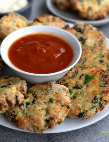 Keto Spinach & Ricotta Fritters