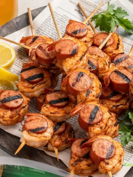Cajun Shrimp & Sausage Skewers!