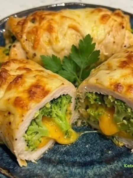 Broccoli Cheddar Chicken Rollups