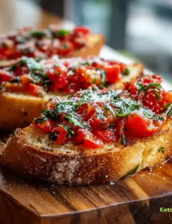 Tomato Basil Garlic Bread