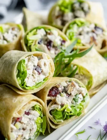 healthy chicken salad wraps recipe