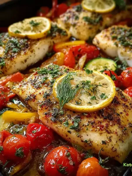 Mediterranean Baked Fish
