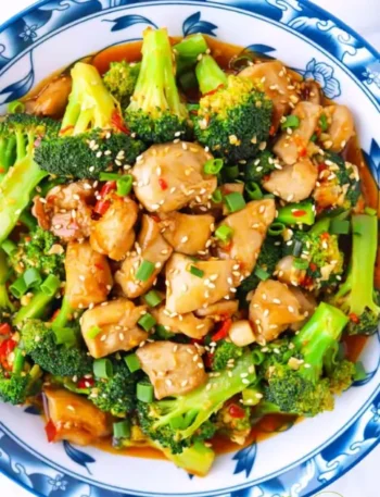 Keto Garlic Chicken with Broccoli