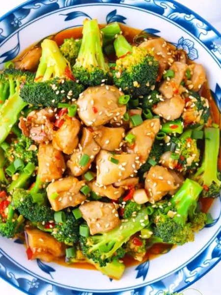 Keto Garlic Chicken with Broccoli