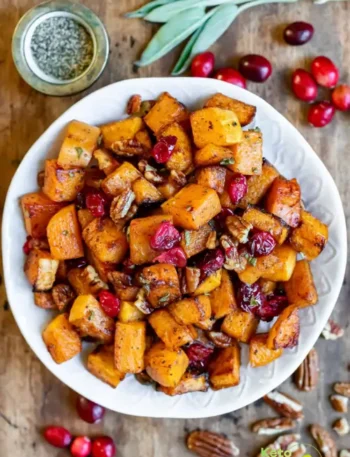 Roasted Butternut Squash, Parsnip & Grape Medley