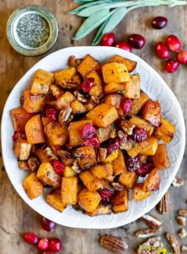 Roasted Butternut Squash, Parsnip & Grape Medley