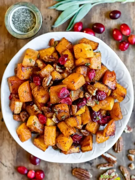 Roasted Butternut Squash, Parsnip & Grape Medley