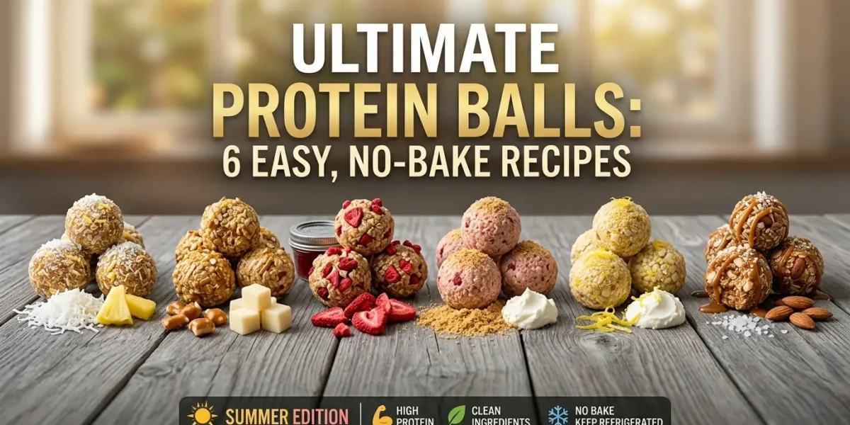 Ultimate Summer Protein Balls: 6 Easy, No-Bake Recipes