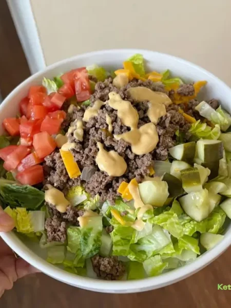Burger bowls - low carb